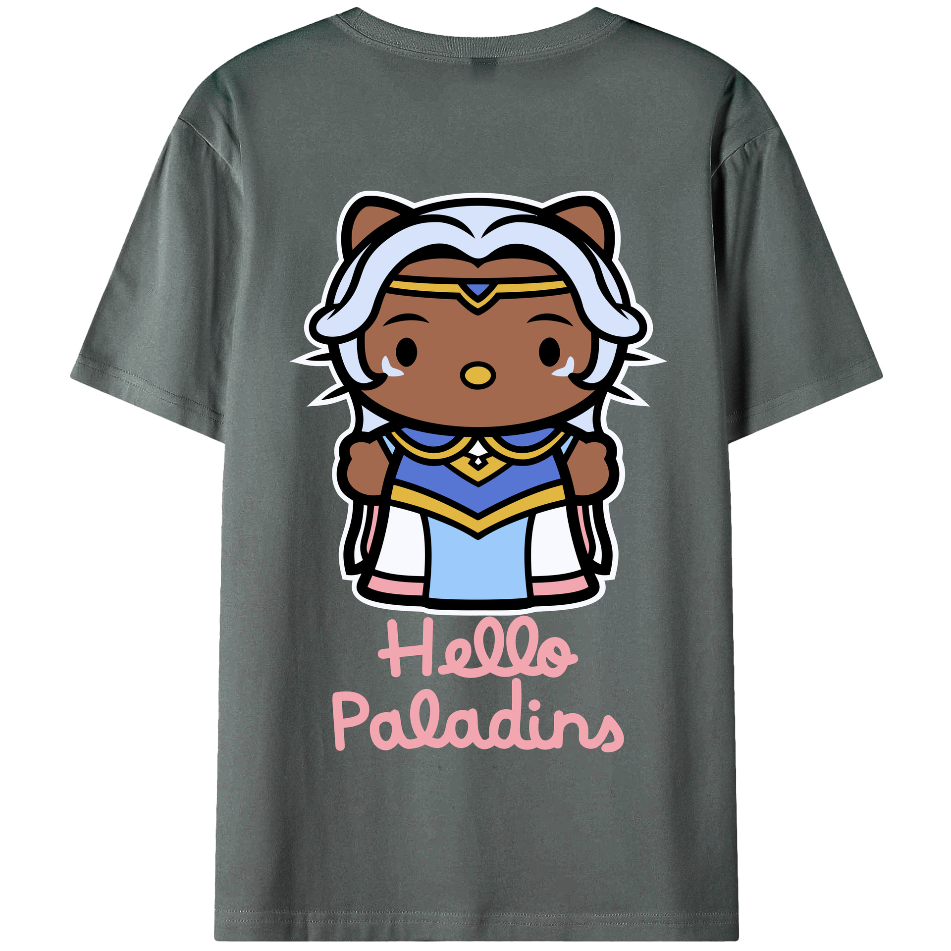 （画像用） Hello Kitty ハローキティ 綿100％半袖Tシャツ（背面プリント）
